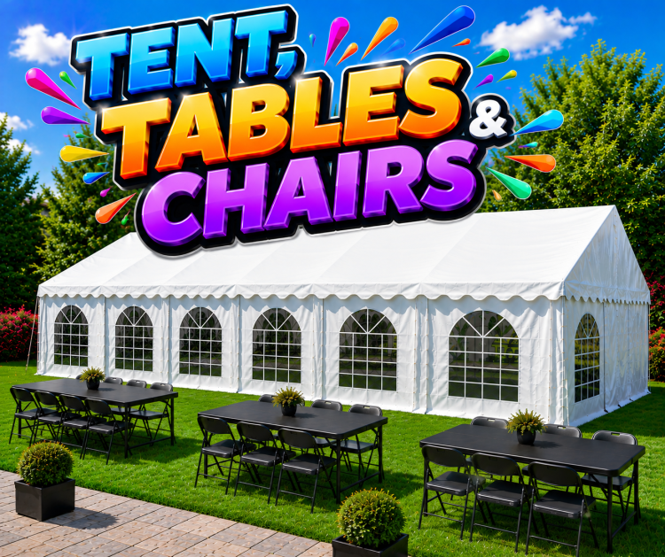 Tents, Tables and Chairs